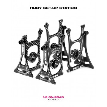 108001 HUDY SET-UP STATION FOR 1/8 ON-ROAD CARS
